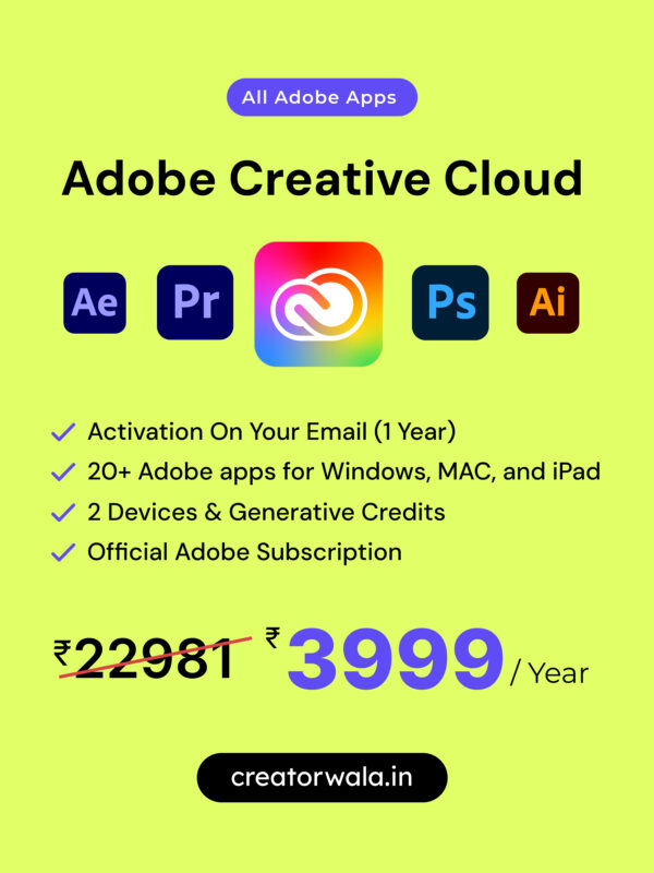 Adobe Creative Cloud – Official Subscription