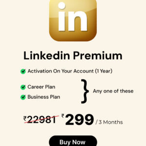 Linkedin – Premium(Personal, Business, Sales Navigator) Plans - 3 Months